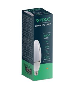 LED Λάμπα E40 60W V-TAC 300° 6500lm Ψυχρό Λευκό 6400K – 24036