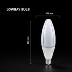LED Λάμπα E40 60W V-TAC 300° 6500lm Ψυχρό Λευκό 6400K – 24036