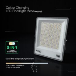 LED Προβολέας 200W Αδιάβροχος IP65 V-TAC Cree Chip Μαύρος 16450lm CCT 6yrs Wty – 240706