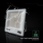 LED Προβολέας 100W Αδιάβροχος IP65 V-TAC Cree Chip Μαύρος 8150lm CCT 6yrs Wty – 240716
