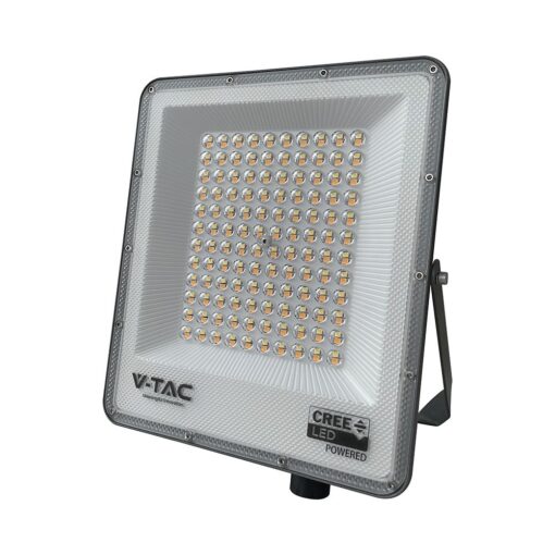 LED Προβολέας 100W Αδιάβροχος IP65 V-TAC Cree Chip Μαύρος 8150lm CCT 6yrs Wty – 240716