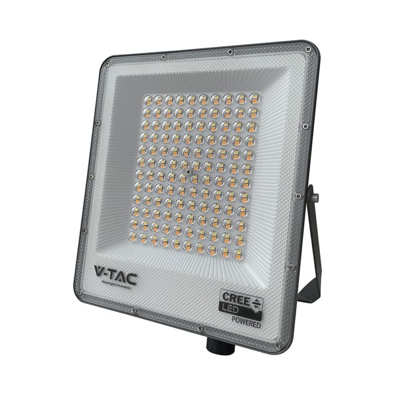 LED Προβολέας 100W Αδιάβροχος IP65 V-TAC Cree Chip Μαύρος 8150lm CCT 6yrs Wty – 240716
