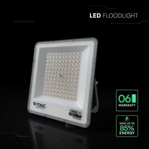 LED Προβολέας 50W Αδιάβροχος IP65 V-TAC Cree Chip Μαύρος 4000lm CCT 6yrs Wty – 240736
