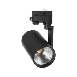 35W LED COB Σποτ Ράγας 4 Καλωδίων V-TAC Cree Chip 3218lm 3000K Μαύρο 6yrs Wty V-TAC 241576VT