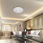 100W LED Decorative Ceiling Lamp 3in1 Dimmable With IR Remote Control White Body V-TAC – 24175