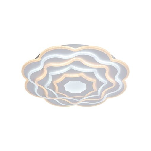 100W LED Decorative Ceiling Lamp 3in1 Dimmable With IR Remote Control White Body V-TAC – 24175