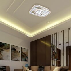 LED Φωτιστικό Οροφής Λευκό 80W CCT 6400lm Dimmable με Χειριστήριο V-TAC – 24176