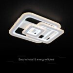 LED Φωτιστικό Οροφής Λευκό 80W CCT 6400lm Dimmable με Χειριστήριο V-TAC – 24176