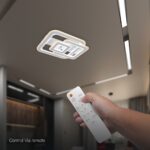 LED Φωτιστικό Οροφής Λευκό 80W CCT 6400lm Dimmable με Χειριστήριο V-TAC – 24176