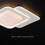 60W LED Decorative Ceiling Lamp 3in1 Dimmable With IR Remote Control White Body V-TAC – 24177