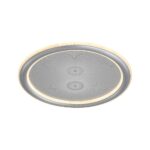 60W LED Decorative Ceiling Lamp 3in1 Dimmable With IR Remote Control Grey Body V-TAC – 24182