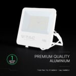 100W LED Floodlight CREE CHIP White Body Grey Glass 6500K 135LM/W V-TAC – 242116