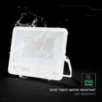 200W LED Floodlight CREE CHIP White Body Grey Glass 6500K 135LM/W V-TAC – 242136