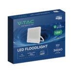 300W LED Floodlight CREE CHIP White Body Grey Glass 6500K 135LM/W V-TAC – 242156
