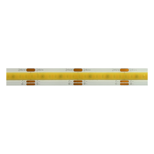 LED Ταινία COB 7W Dimmable 24V 630lm/m Ra90 10mm CCT 2700-6500K 5 Μέτρα ACA – 24790CCTC