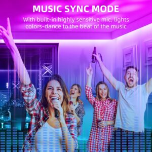 Τηλεχειριστήριο + Controller Dimmer με Music 10m για Digital COB Πολύχρωμη RGB Ταινία LED 24V 2416RGBDGC ACA – 24VRGBDGC