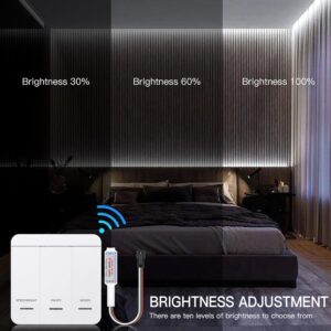 RF Τηλεχειριστήριο + Controller Dimmer για Digital COB Μονόχρωμη Ταινία LED 24V 10m 24119040DGC ACA – 24VSNGLDGC
