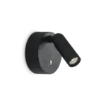 BEAN AP ROUND RECHARGEABLE NERO IDEAL LUX – 350240