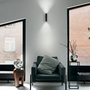 LOOK LED AP2 SQUARE D30 H300 ON-OFF OTTONE 3000K  IDEAL LUX – 353364