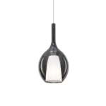 Ideal Lux Kalique SP1-2 d18 Fumé-Κρεμαστό Φωτιστικό Ø18 με Glass & 1xE27