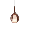 Ideal Lux Kalique SP1‑2 d18 Copper-Κρεμαστό Φωτιστικό Ø18 με Blown Glass & 1xE27