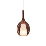 Ideal Lux Kalique SP1‑2 d18 Copper-Κρεμαστό Φωτιστικό Ø18 με Blown Glass & 1xE27
