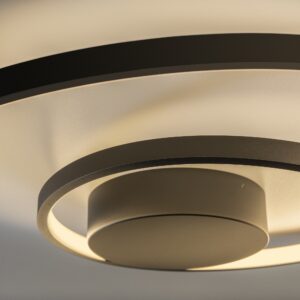 OZ PL D080 ON-OFF NERO 3000K IDEAL LUX – 365053