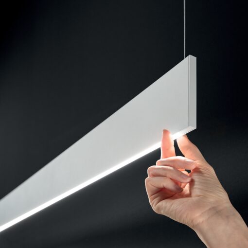 STEEL SP1 D09 MONO-EMISSION WIDE 3000K BIANCO IDEAL LUX – 367019