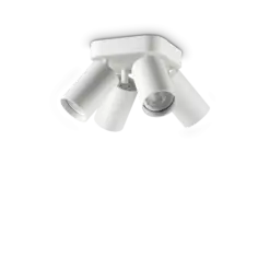 DYNAMITE PL4 ROUND BIANCO IDEAL LUX – 367439