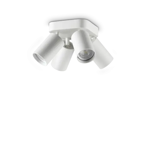 DYNAMITE PL4 ROUND BIANCO IDEAL LUX – 367439