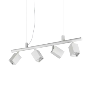 DYNAMITE SP4 SQUARE BIANCO IDEAL LUX – 367453