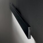 STEEL AP1 D20 MONO-EMISSION WIDE 3000K NERO IDEAL LUX – 367576