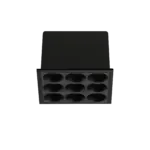 LIKA FI SLIM SQUARE 10W 3000K NERO  IDEAL LUX – 369518