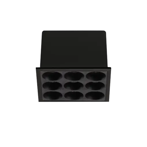 LIKA FI SLIM SQUARE 10W 3000K NERO  IDEAL LUX – 369518