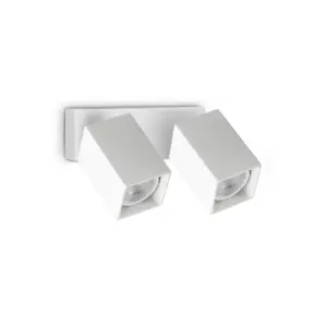 DYNAMITE AP2 SQUARE BIANCO IDEAL LUX – 371221