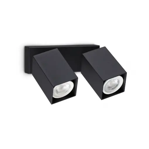 DYNAMITE AP2 SQUARE NERO IDEAL LUX – 371238