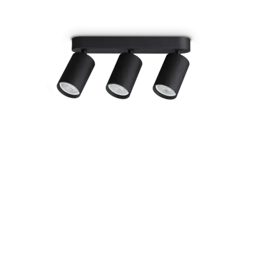 DYNAMITE PL3 LINEAR ROUND NERO IDEAL LUX – 371252