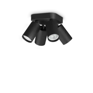 DYNAMITE PL4 ROUND NERO IDEAL LUX – 371290