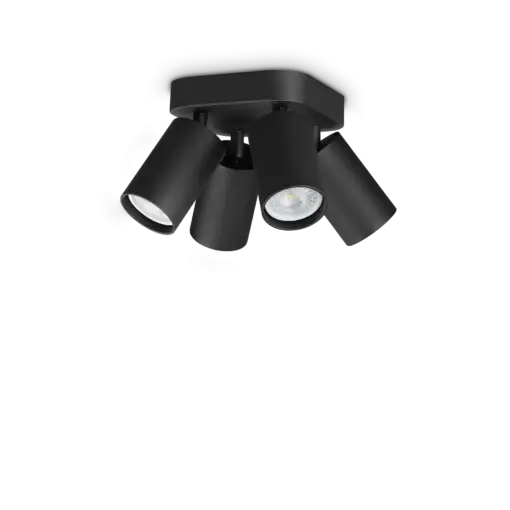 DYNAMITE PL4 ROUND NERO IDEAL LUX – 371290
