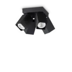 DYNAMITE PL4 SQUARE NERO IDEAL LUX – 371313