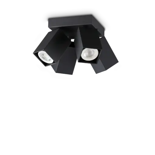 DYNAMITE PL4 SQUARE NERO IDEAL LUX – 371313