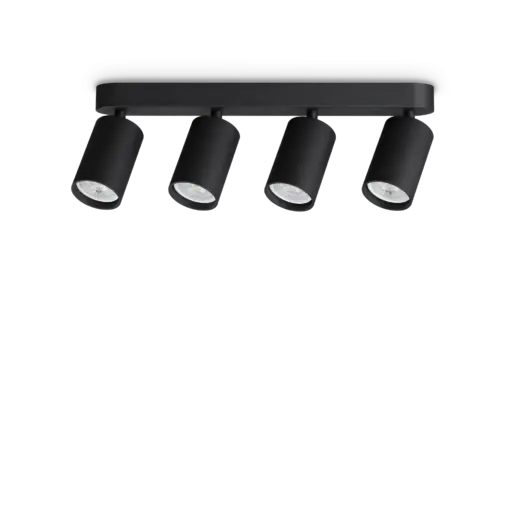 DYNAMITE PL4 LINEAR ROUND NERO IDEAL LUX – 371344