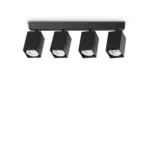 DYNAMITE PL4 LINEAR SQUARE NERO IDEAL LUX – 371368