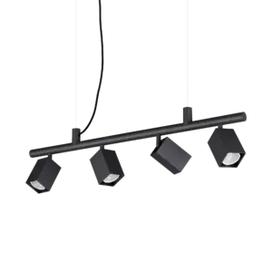 DYNAMITE SP4 SQUARE NERO IDEAL LUX – 371382