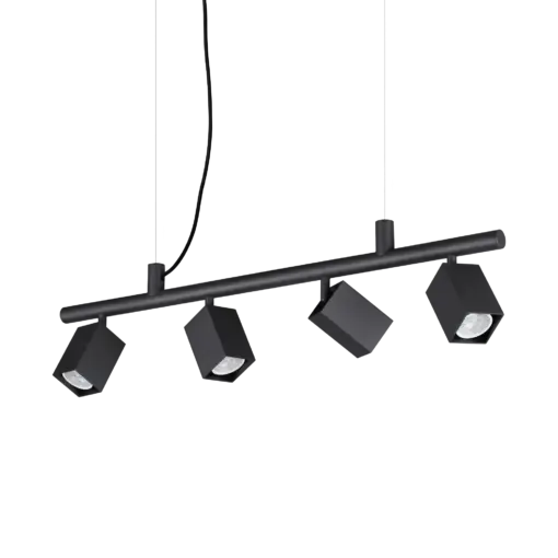 DYNAMITE SP4 SQUARE NERO IDEAL LUX – 371382