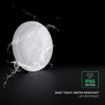 Πλαφονιέρα LED Στρογγυλή Φ320 Λευκή V-TAC CREE Chip 8W/16W/20W CCT 2700lm IP65 V-TAC – 801-24-6