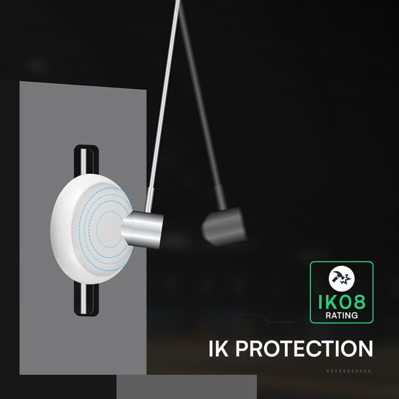 Πλαφονιέρα LED Στρογγυλή Φ320 Λευκή V-TAC CREE Chip 8W/16W/20W CCT 2700lm IP65 V-TAC – 801-24-6