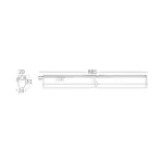 BRY-LEDLINE-11W-SQR-WHT-4000K-LED WALL LIGHT Braytron – BN11-01110