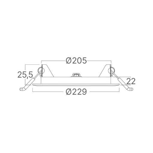 Φωτιστικό πάνελ 18W 1760lm 6500k Braytron – BP01-61830