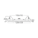BRY-SMD-CSP-6W-SQR-4INC-WHT-6500K-LED PANEL Braytron – BP02-60630